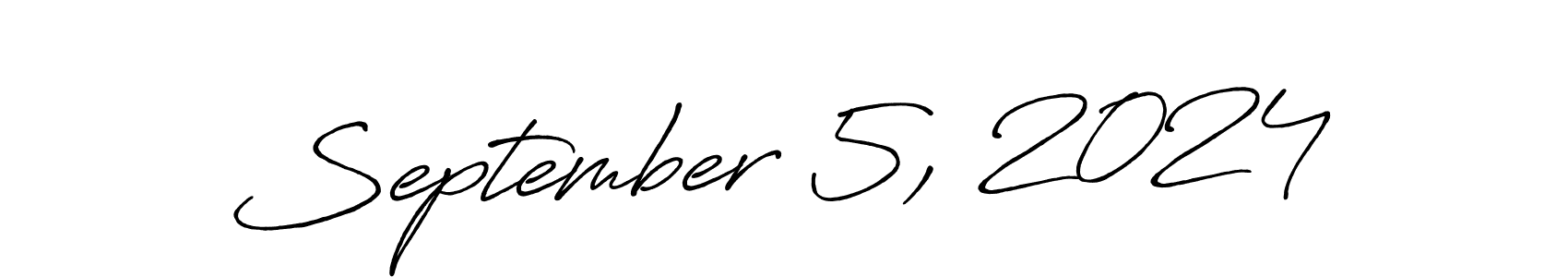 Antro_Vectra_Bolder is a professional signature style that is perfect for those who want to add a touch of class to their signature. It is also a great choice for those who want to make their signature more unique. Get September 5, 2024 name to fancy signature for free. September 5, 2024 signature style 7 images and pictures png