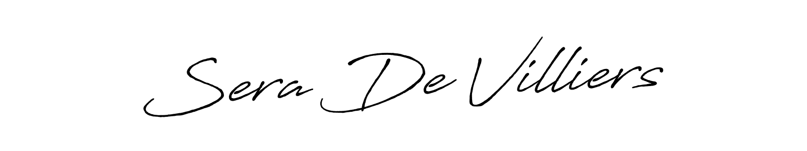 How to make Sera De Villiers signature? Antro_Vectra_Bolder is a professional autograph style. Create handwritten signature for Sera De Villiers name. Sera De Villiers signature style 7 images and pictures png