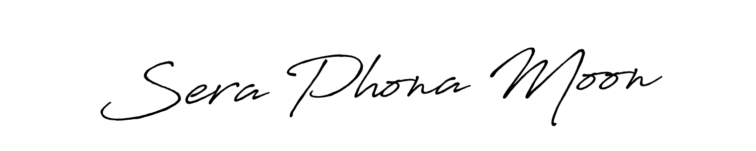 Antro_Vectra_Bolder is a professional signature style that is perfect for those who want to add a touch of class to their signature. It is also a great choice for those who want to make their signature more unique. Get Sera Phona Moon name to fancy signature for free. Sera Phona Moon signature style 7 images and pictures png