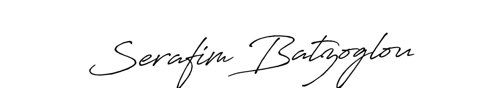 Design your own signature with our free online signature maker. With this signature software, you can create a handwritten (Antro_Vectra_Bolder) signature for name Serafim Batzoglou. Serafim Batzoglou signature style 7 images and pictures png