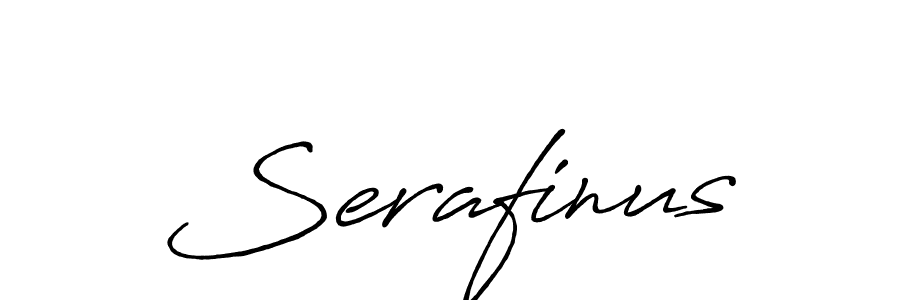Also we have Serafinus name is the best signature style. Create professional handwritten signature collection using Antro_Vectra_Bolder autograph style. Serafinus signature style 7 images and pictures png
