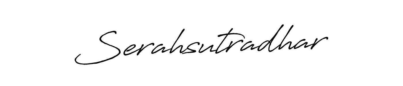 How to make Serahsutradhar signature? Antro_Vectra_Bolder is a professional autograph style. Create handwritten signature for Serahsutradhar name. Serahsutradhar signature style 7 images and pictures png