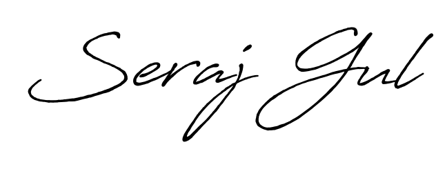 Upgrade your professional image with Seraj Gul signature created with Antro_Vectra_Bolder font. Fast, free, and watermark-free download. Seraj Gul signature style 7 images and pictures png