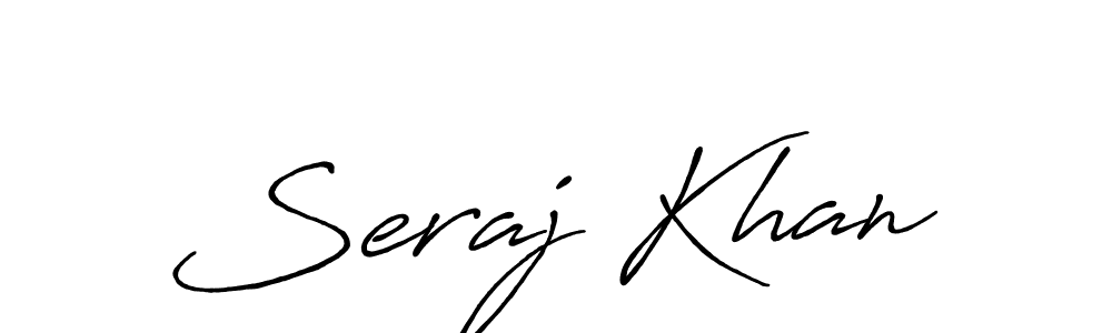 You can use this online signature creator to create a handwritten signature for the name Seraj Khan. This is the best online autograph maker. Seraj Khan signature style 7 images and pictures png