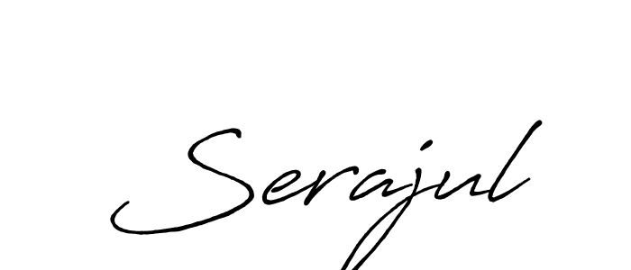 if you are searching for the best signature style for your name Serajul. so please give up your signature search. here we have designed multiple signature styles  using Antro_Vectra_Bolder. Serajul signature style 7 images and pictures png