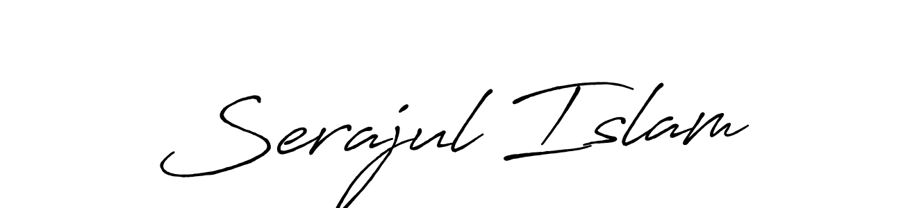 Also we have Serajul Islam name is the best signature style. Create professional handwritten signature collection using Antro_Vectra_Bolder autograph style. Serajul Islam signature style 7 images and pictures png