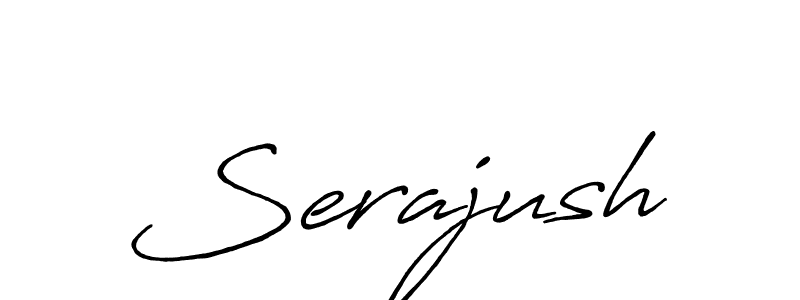 Design your own signature with our free online signature maker. With this signature software, you can create a handwritten (Antro_Vectra_Bolder) signature for name Serajush. Serajush signature style 7 images and pictures png