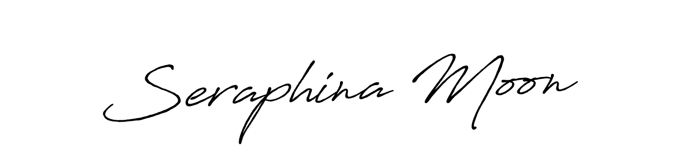 Seraphina Moon stylish signature style. Best Handwritten Sign (Antro_Vectra_Bolder) for my name. Handwritten Signature Collection Ideas for my name Seraphina Moon. Seraphina Moon signature style 7 images and pictures png