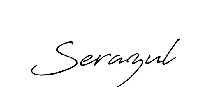 Use a signature maker to create a handwritten signature online. With this signature software, you can design (Antro_Vectra_Bolder) your own signature for name Serazul. Serazul signature style 7 images and pictures png