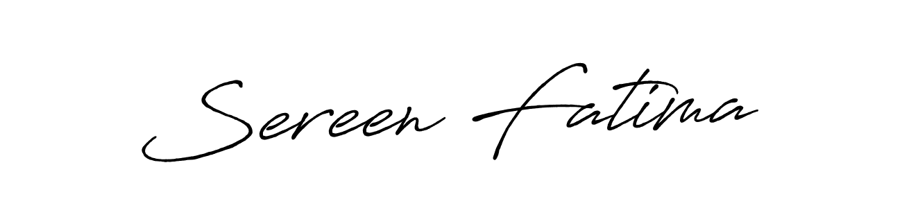 Make a short Sereen Fatima signature style. Manage your documents anywhere anytime using Antro_Vectra_Bolder. Create and add eSignatures, submit forms, share and send files easily. Sereen Fatima signature style 7 images and pictures png