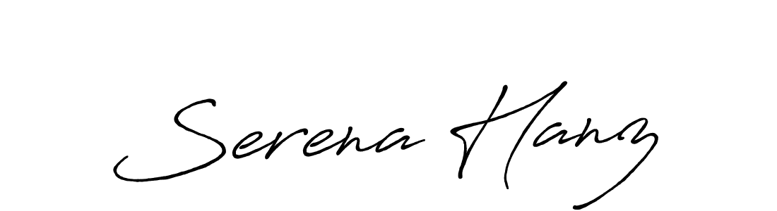 Also we have Serena Hanz name is the best signature style. Create professional handwritten signature collection using Antro_Vectra_Bolder autograph style. Serena Hanz signature style 7 images and pictures png