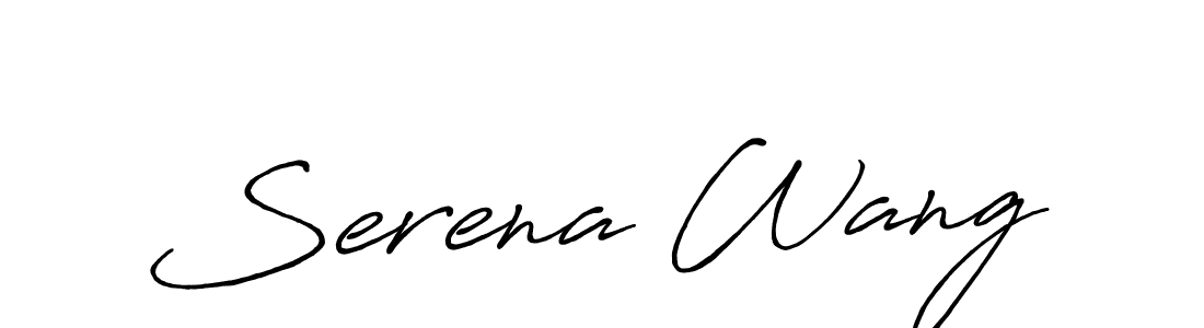 Antro_Vectra_Bolder is a professional signature style that is perfect for those who want to add a touch of class to their signature. It is also a great choice for those who want to make their signature more unique. Get Serena Wang name to fancy signature for free. Serena Wang signature style 7 images and pictures png