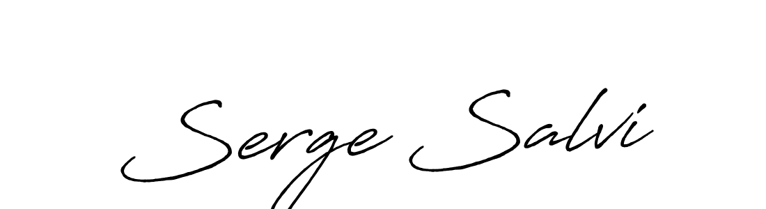 It looks lik you need a new signature style for name Serge Salvi. Design unique handwritten (Antro_Vectra_Bolder) signature with our free signature maker in just a few clicks. Serge Salvi signature style 7 images and pictures png