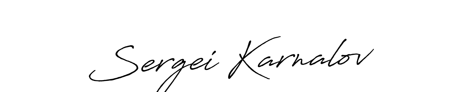 This is the best signature style for the Sergei Karnalov name. Also you like these signature font (Antro_Vectra_Bolder). Mix name signature. Sergei Karnalov signature style 7 images and pictures png