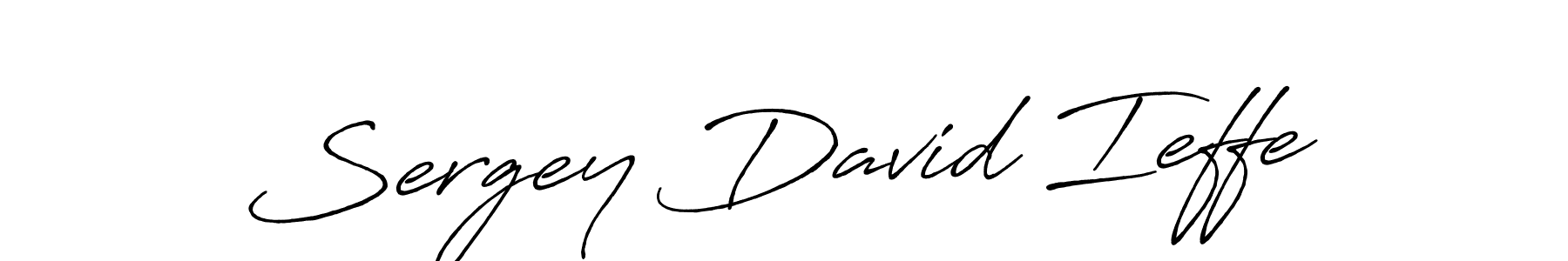 Also we have Sergey David Ieffe name is the best signature style. Create professional handwritten signature collection using Antro_Vectra_Bolder autograph style. Sergey David Ieffe signature style 7 images and pictures png