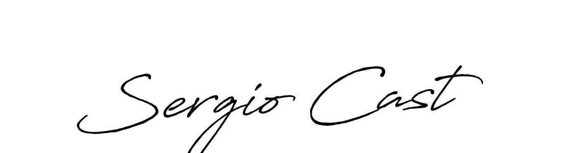 Antro_Vectra_Bolder is a professional signature style that is perfect for those who want to add a touch of class to their signature. It is also a great choice for those who want to make their signature more unique. Get Sergio Cast name to fancy signature for free. Sergio Cast signature style 7 images and pictures png