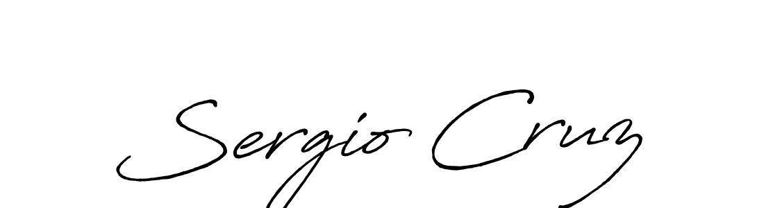 if you are searching for the best signature style for your name Sergio Cruz. so please give up your signature search. here we have designed multiple signature styles  using Antro_Vectra_Bolder. Sergio Cruz signature style 7 images and pictures png