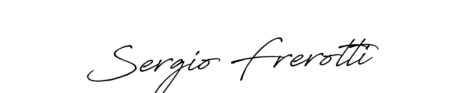 See photos of Sergio Frerotti official signature by Spectra . Check more albums & portfolios. Read reviews & check more about Antro_Vectra_Bolder font. Sergio Frerotti signature style 7 images and pictures png