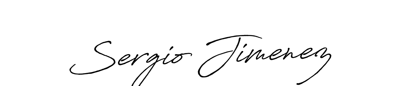 Use a signature maker to create a handwritten signature online. With this signature software, you can design (Antro_Vectra_Bolder) your own signature for name Sergio Jimenez. Sergio Jimenez signature style 7 images and pictures png