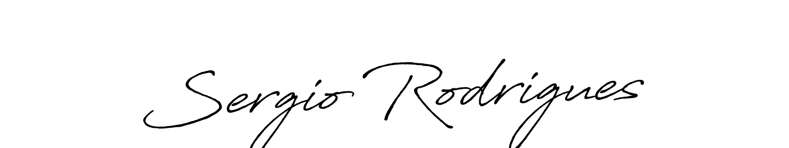Create a beautiful signature design for name Sergio Rodrigues. With this signature (Antro_Vectra_Bolder) fonts, you can make a handwritten signature for free. Sergio Rodrigues signature style 7 images and pictures png