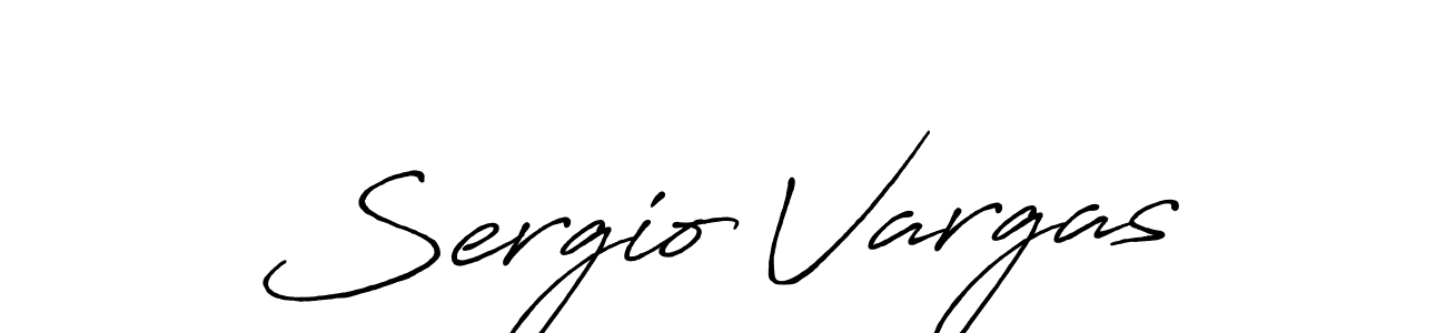 Also You can easily find your signature by using the search form. We will create Sergio Vargas name handwritten signature images for you free of cost using Antro_Vectra_Bolder sign style. Sergio Vargas signature style 7 images and pictures png