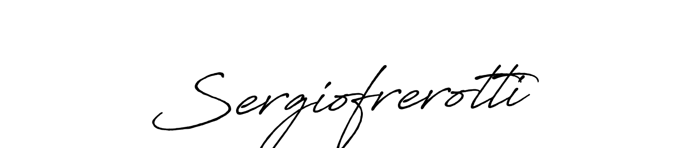 See photos of Sergiofrerotti official signature by Spectra . Check more albums & portfolios. Read reviews & check more about Antro_Vectra_Bolder font. Sergiofrerotti signature style 7 images and pictures png