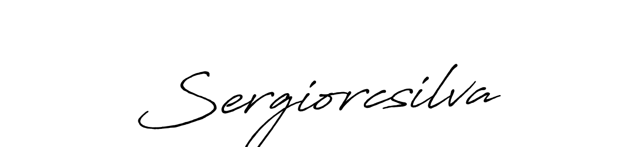 Also You can easily find your signature by using the search form. We will create Sergiorcsilva name handwritten signature images for you free of cost using Antro_Vectra_Bolder sign style. Sergiorcsilva signature style 7 images and pictures png