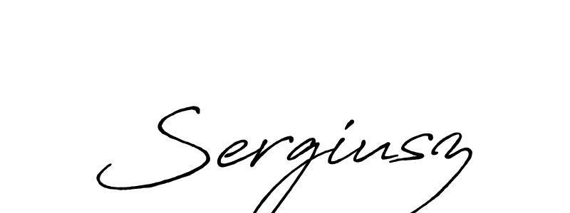 Also You can easily find your signature by using the search form. We will create Sergiusz name handwritten signature images for you free of cost using Antro_Vectra_Bolder sign style. Sergiusz signature style 7 images and pictures png