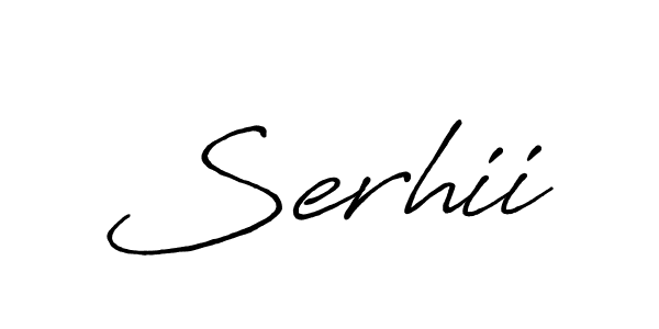 Once you've used our free online signature maker to create your best signature Antro_Vectra_Bolder style, it's time to enjoy all of the benefits that Serhii name signing documents. Serhii signature style 7 images and pictures png