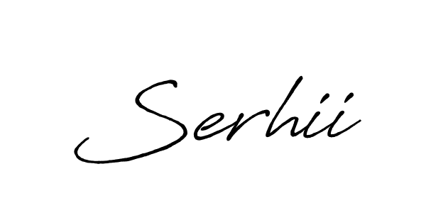 Make a beautiful signature design for name Serhii. Use this online signature maker to create a handwritten signature for free. Serhii signature style 7 images and pictures png