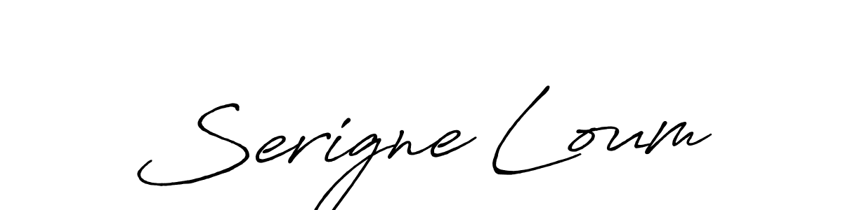 Make a beautiful signature design for name Serigne Loum. Use this online signature maker to create a handwritten signature for free. Serigne Loum signature style 7 images and pictures png