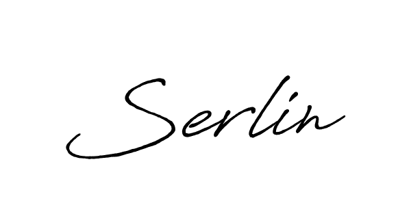 The best way (Antro_Vectra_Bolder) to make a short signature is to pick only two or three words in your name. The name Serlin include a total of six letters. For converting this name. Serlin signature style 7 images and pictures png