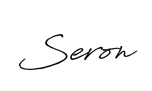 if you are searching for the best signature style for your name Seron. so please give up your signature search. here we have designed multiple signature styles  using Antro_Vectra_Bolder. Seron signature style 7 images and pictures png