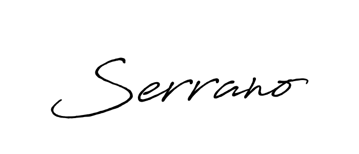 if you are searching for the best signature style for your name Serrano. so please give up your signature search. here we have designed multiple signature styles  using Antro_Vectra_Bolder. Serrano signature style 7 images and pictures png