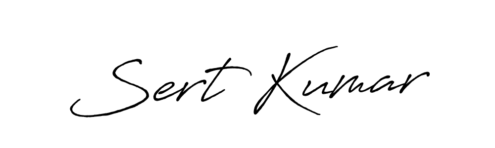 Sert Kumar stylish signature style. Best Handwritten Sign (Antro_Vectra_Bolder) for my name. Handwritten Signature Collection Ideas for my name Sert Kumar. Sert Kumar signature style 7 images and pictures png