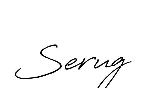 if you are searching for the best signature style for your name Serug. so please give up your signature search. here we have designed multiple signature styles  using Antro_Vectra_Bolder. Serug signature style 7 images and pictures png