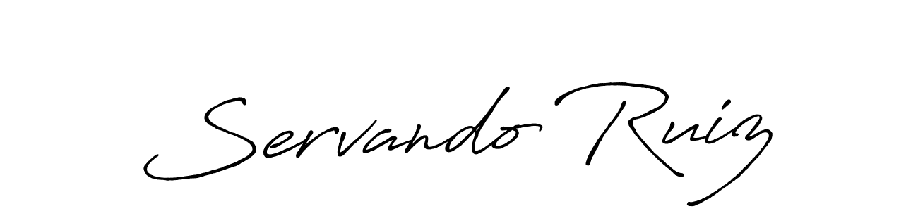 Use a signature maker to create a handwritten signature online. With this signature software, you can design (Antro_Vectra_Bolder) your own signature for name Servando Ruiz. Servando Ruiz signature style 7 images and pictures png