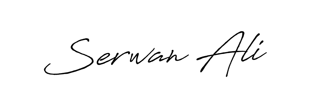 Use a signature maker to create a handwritten signature online. With this signature software, you can design (Antro_Vectra_Bolder) your own signature for name Serwan Ali. Serwan Ali signature style 7 images and pictures png