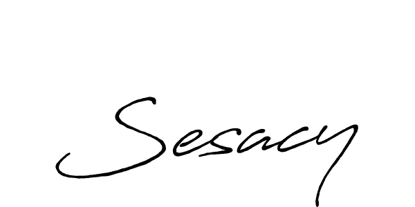 You should practise on your own different ways (Antro_Vectra_Bolder) to write your name (Sesacy) in signature. don't let someone else do it for you. Sesacy signature style 7 images and pictures png