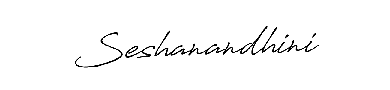 Design your own signature with our free online signature maker. With this signature software, you can create a handwritten (Antro_Vectra_Bolder) signature for name Seshanandhini. Seshanandhini signature style 7 images and pictures png