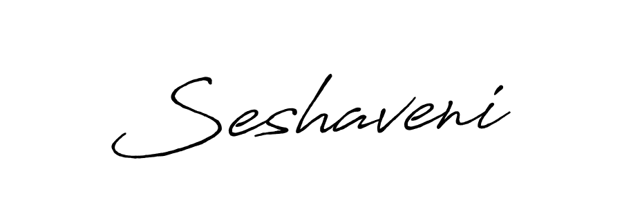 How to make Seshaveni name signature. Use Antro_Vectra_Bolder style for creating short signs online. This is the latest handwritten sign. Seshaveni signature style 7 images and pictures png