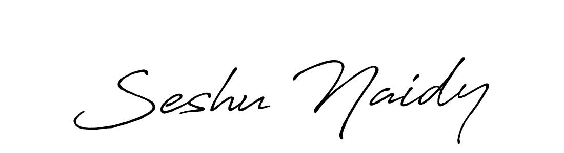 This is the best signature style for the Seshu Naidy name. Also you like these signature font (Antro_Vectra_Bolder). Mix name signature. Seshu Naidy signature style 7 images and pictures png