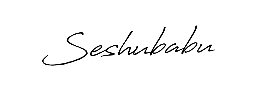 Create a beautiful signature design for name Seshubabu. With this signature (Antro_Vectra_Bolder) fonts, you can make a handwritten signature for free. Seshubabu signature style 7 images and pictures png