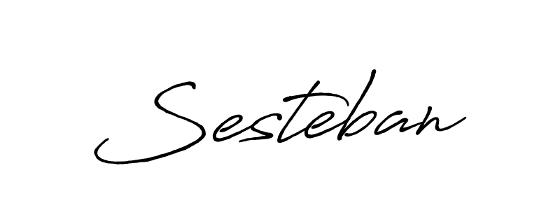 Antro_Vectra_Bolder is a professional signature style that is perfect for those who want to add a touch of class to their signature. It is also a great choice for those who want to make their signature more unique. Get Sesteban name to fancy signature for free. Sesteban signature style 7 images and pictures png