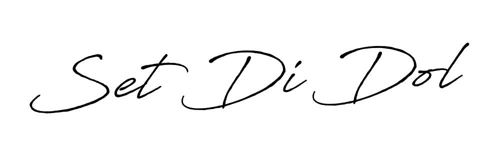 Also we have Set Di Dol name is the best signature style. Create professional handwritten signature collection using Antro_Vectra_Bolder autograph style. Set Di Dol signature style 7 images and pictures png