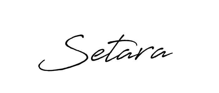How to make Setara  signature? Antro_Vectra_Bolder is a professional autograph style. Create handwritten signature for Setara  name. Setara  signature style 7 images and pictures png