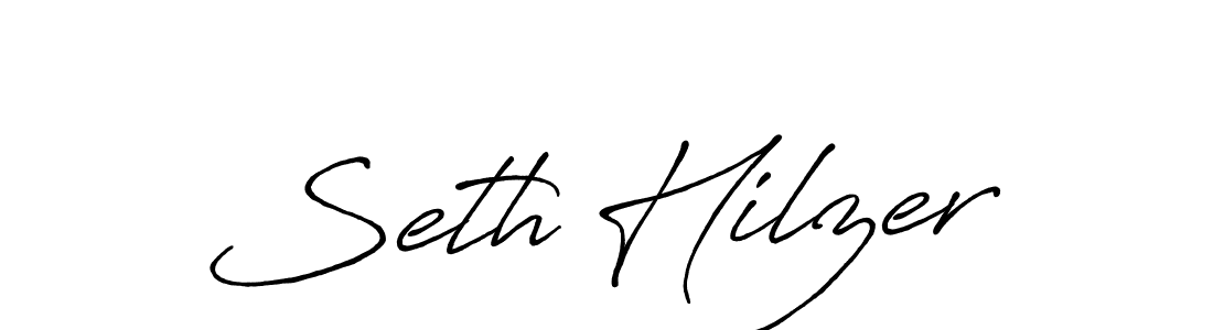 Design your own signature with our free online signature maker. With this signature software, you can create a handwritten (Antro_Vectra_Bolder) signature for name Seth Hilzer. Seth Hilzer signature style 7 images and pictures png