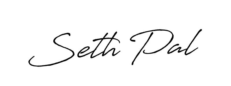 Also we have Seth Pal name is the best signature style. Create professional handwritten signature collection using Antro_Vectra_Bolder autograph style. Seth Pal signature style 7 images and pictures png