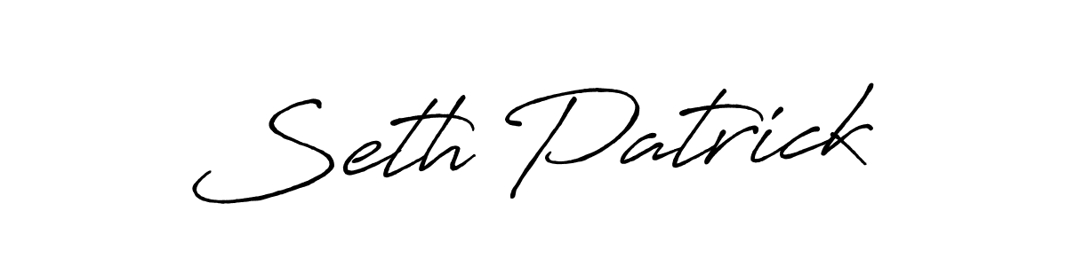 Also we have Seth Patrick name is the best signature style. Create professional handwritten signature collection using Antro_Vectra_Bolder autograph style. Seth Patrick signature style 7 images and pictures png