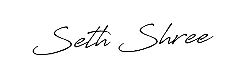 The best way (Antro_Vectra_Bolder) to make a short signature is to pick only two or three words in your name. The name Seth Shree include a total of six letters. For converting this name. Seth Shree signature style 7 images and pictures png